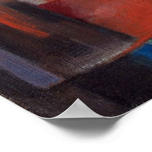 Franz Marc - Die Füchse, 1913 Poster (Ecke)