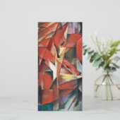 Franz Marc - Die Füchse Feiertagskarte (Stehend Vorderseite)