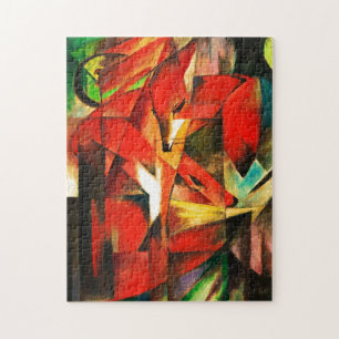 Franz Marc Die Füchse Rotfuchs Moderne Kunst Maler Puzzle