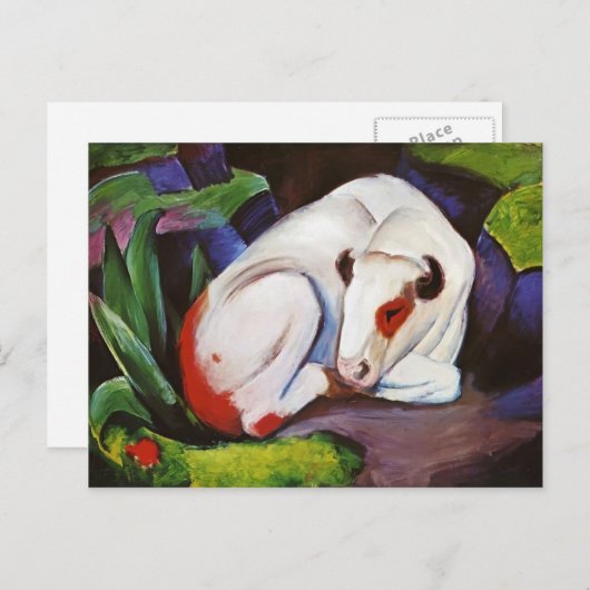 Franz Marc - Die Führung (The Bull) Postkarte (Vorne/Hinten)