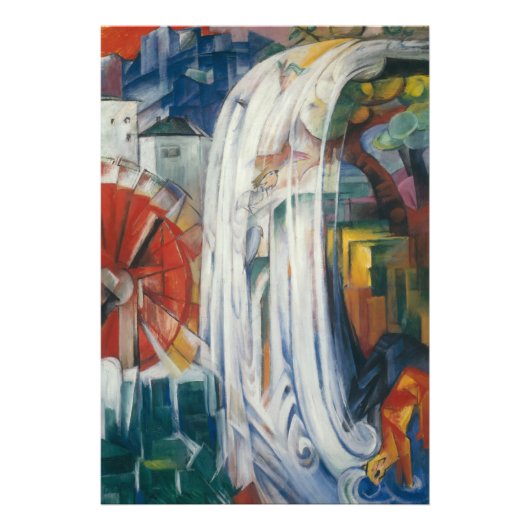 Franz Marc - Die verwitterte Mühle Fotodruck (Vorne)