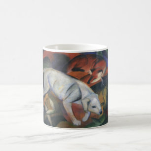 Franz Marc - drei Fuchs-Katzenöl der Tiere 1912 Kaffeetasse
