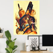 Franz Marc - Elephant Poster (Heimbüro)