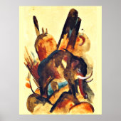 Franz Marc - Elephant Poster (Vorne)