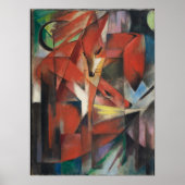 Franz Marc - Foxes, 1913 Poster (Vorne)