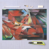 Franz Marc | Füchse (1913) Seidenpapier (Handwerk)