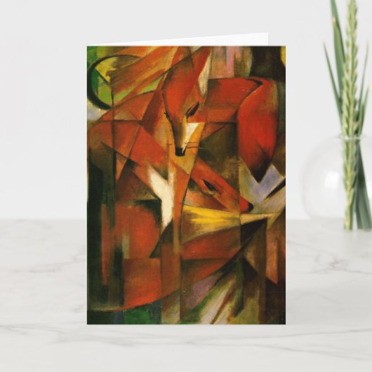 Franz Marc - Füchse Karte (Vorderseite)