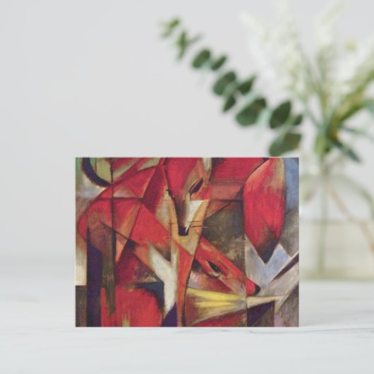 Franz Marc - Füchse Postkarte (Stehend Vorderseite)