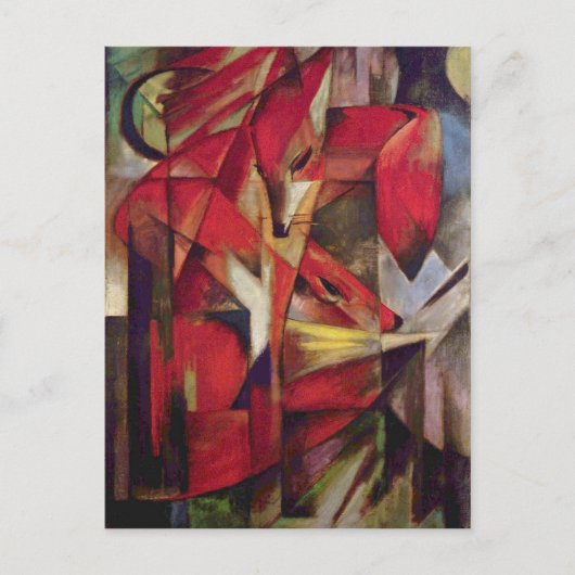 Franz Marc - Füchse Postkarte (Vorderseite)