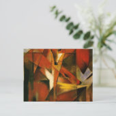 Franz Marc - Füchse Postkarte (Stehend Vorderseite)