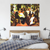 Franz Marc - Garden Restaurant Leinwanddruck (Insitu (Schlafzimmer))