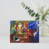 Franz Marc - Gazellen Postkarte (Stehend Vorderseite)