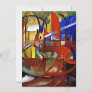 Franz Marc - Gazelles Karte