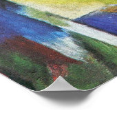 Franz Marc - gebrochene Formulare Poster (Ecke)