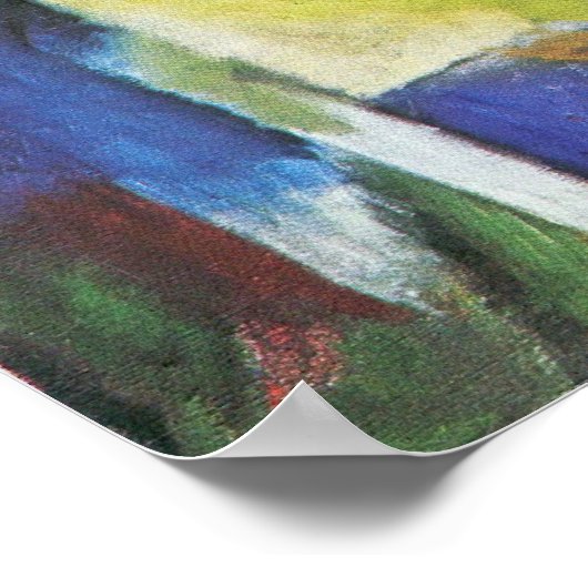 Franz Marc - gebrochene Formulare Poster (Ecke)