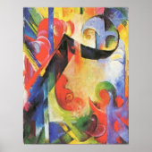 Franz Marc - gebrochene Formulare Poster (Vorne)