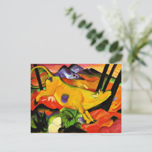 Franz-Marc-Gemälde, Die Gelbe Kuh Postkarte