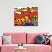 Franz Marc Grazing Pferde Leinwanddruck (Insitu (Wohnzimmer))