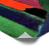 Franz Marc: Hirsche in einem Klostergarten Poster (Ecke)