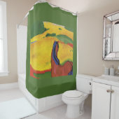 Franz Marc HORSE GREEN Duschvorhang (Beispiel)