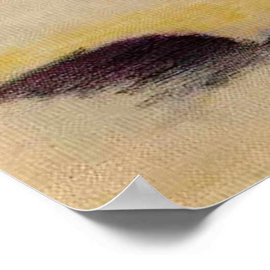 Franz Marc - Hunde im Schnee 1910-11 Welpe White Poster (Ecke)