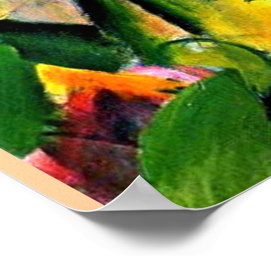 Franz Marc - Im Regen - 1912 Poster (Ecke)