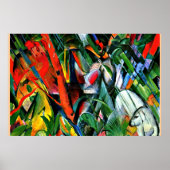 Franz Marc - Im Regen - 1912 Poster (Vorne)
