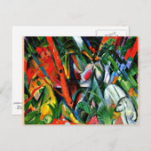 Franz Marc - Im Regen - 1912 Postkarte (Vorne/Hinten)