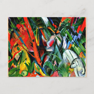 Franz Marc - Im Regen - 1912 Postkarte