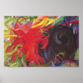 Franz Marc - Kampfformen Poster (Vorne)