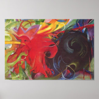 Franz Marc - Kampfformen Poster
