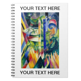 Franz Marc Kleine Bergziegen Personalisiert Hinwei Notizblock