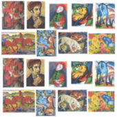 Franz Marc Kunstgemälde Aufkleber (Vorderseite)