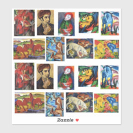 Franz Marc Kunstgemälde Aufkleber
