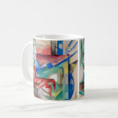 Franz Marc Landschaft mit Tieren Berühmte Malerei Kaffeetasse (Vorderseite Links)