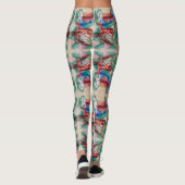 Franz Marc Landschaft mit Tieren Berühmte Malerei Leggings (Rückseite)