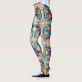 Franz Marc Landschaft mit Tieren Berühmte Malerei Leggings (Links)