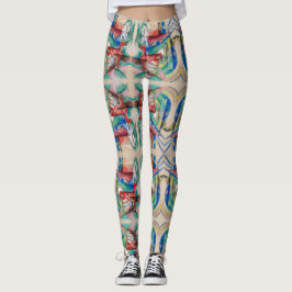 Franz Marc Landschaft mit Tieren Berühmte Malerei Leggings