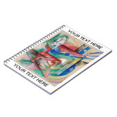 Franz Marc Landschaft mit Tieren Personalisiert Notizblock (Linke Seite)