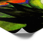 Franz Marc Malerei, Die gelbe Kuh Poster (Ecke)