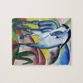 Franz Marc Modernes Blaues Pferd I Expressionistis Puzzle (Horizontal)