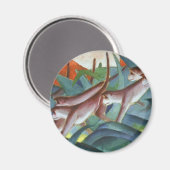 Franz Marc - Monkey Frieze (Detail) Magnet (Vorderseite/Rückseite)