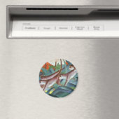 Franz Marc - Monkey Frieze (Detail) Magnet (In Situ (Geschirrspüler))