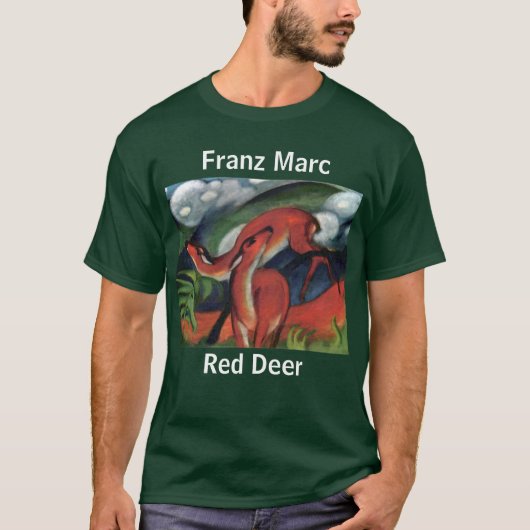 Franz Marc Painting Red Deer II T-Shirt (Vorderseite)