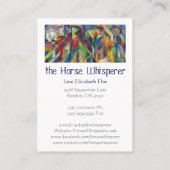 Franz Marc-Pferdwhisperer-Visitenkarte Visitenkarte (Rückseite)