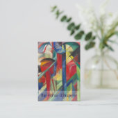 Franz Marc-Pferdwhisperer-Visitenkarte Visitenkarte (Stehend Vorderseite)