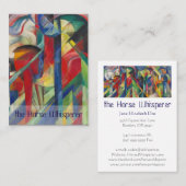 Franz Marc-Pferdwhisperer-Visitenkarte Visitenkarte (Vorne/Hinten)