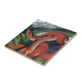 Franz Marc Red Deer Berühmtes Gemälde Fliese (Seite)