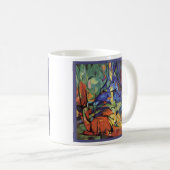 Franz Marc - Rogen-Damhirschkuh im Wald - Kaffeetasse (VorderseiteRechts)