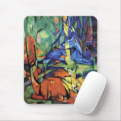 Franz Marc - Rotwild im Wald (ii) Mousepad (Mit Mouse)